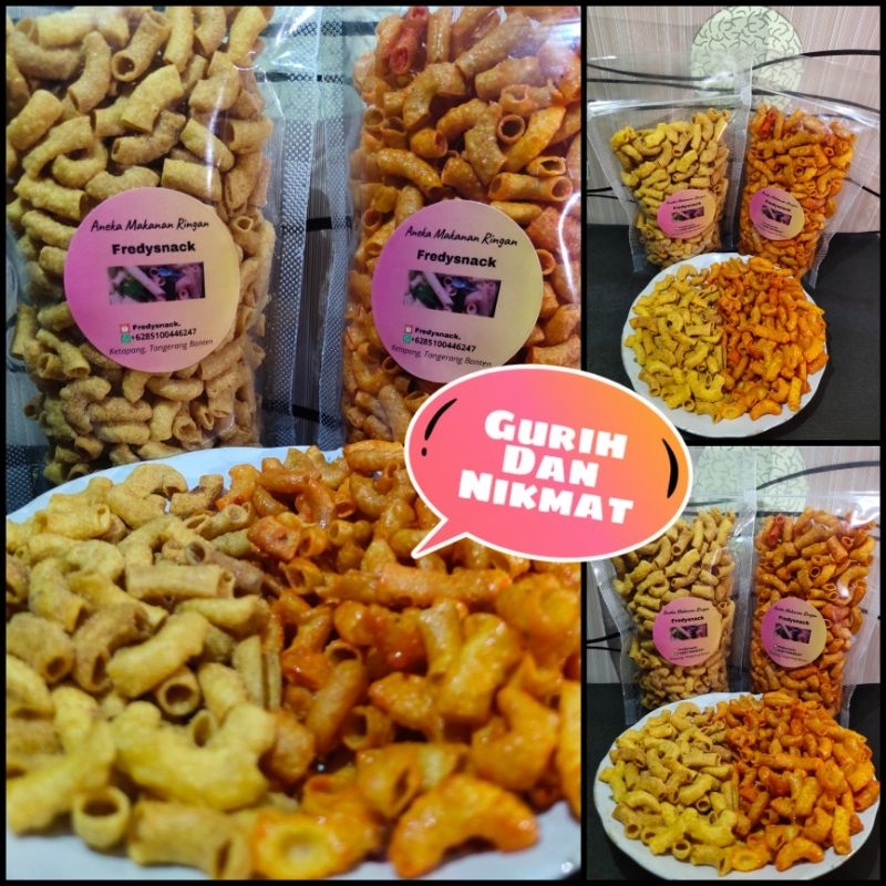 

Makroni Bantet Varian Rasa. 100gr