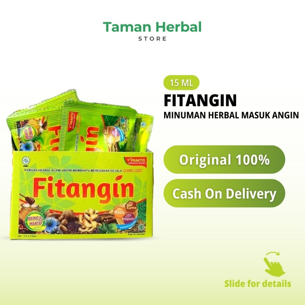 

FITANGIN Minuman Herbal Untuk Masuk Angin (Eceran @15 ml) | Mencegah Gejala Masuk Angin