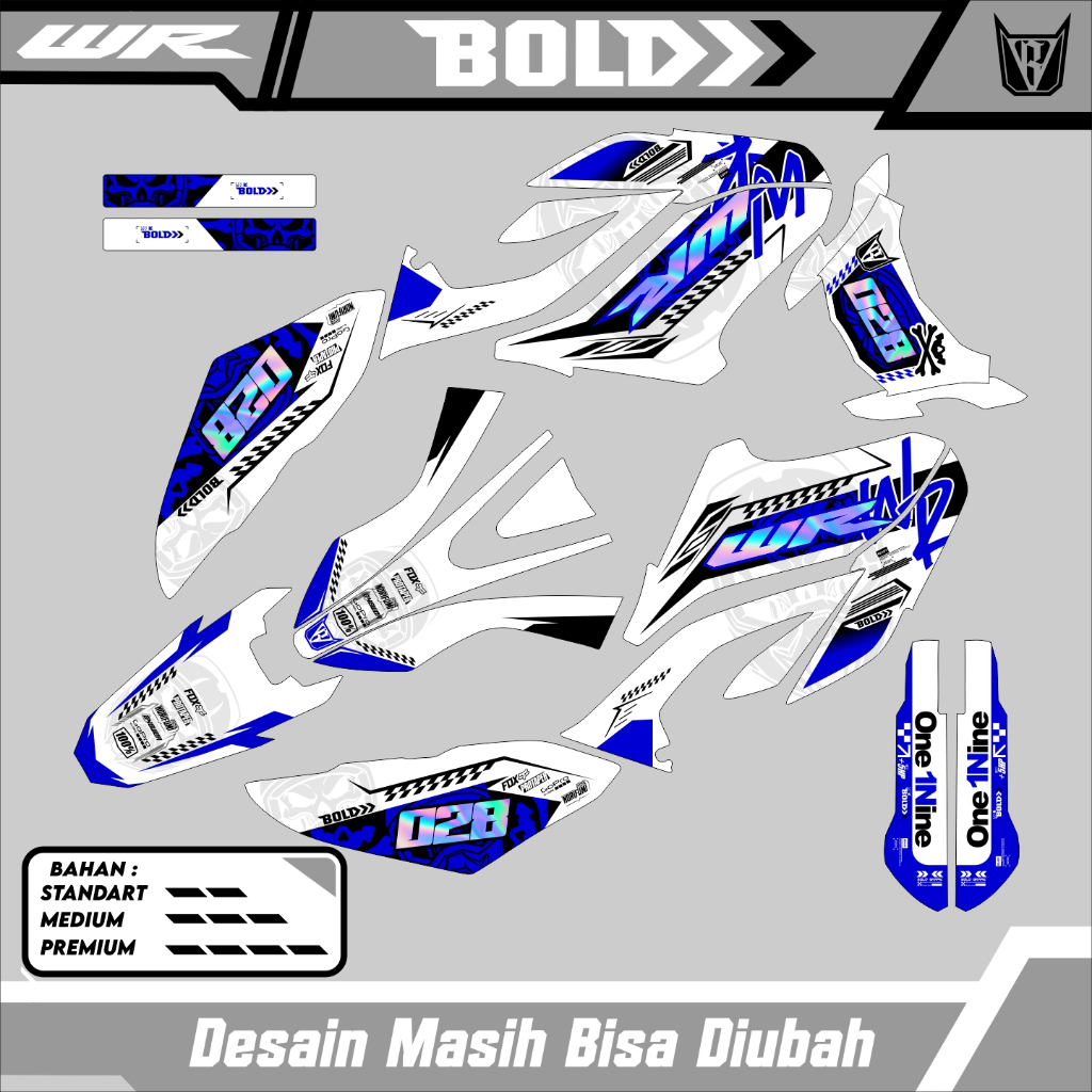 STICKER DECAL Trail YAMAHA WR 155 supermoto 27