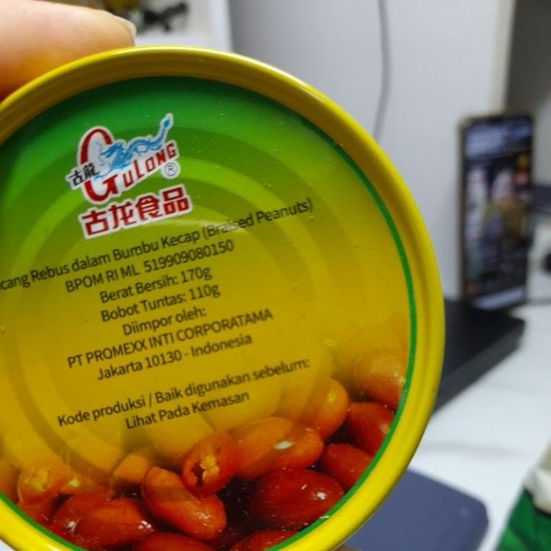 

gulong kacang tanah kaleng / tau lin / ho tau best produk