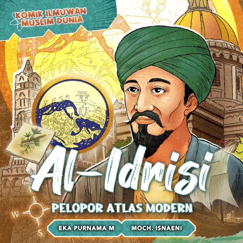 

komik anak Muslim ilmuwan al idrisi