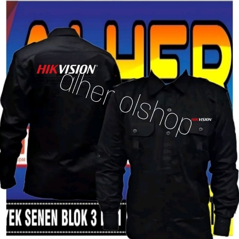 kemeja Hikvision baju Hikvision seragam Hikvision Pdh Hikvision kemeja kerja Hikvision baju kerja Hi