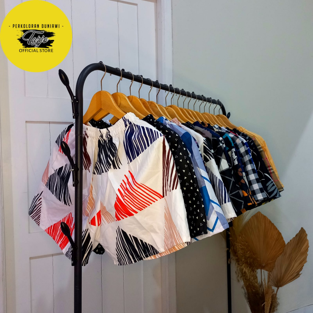 Boxer pria wanita kolor cowok cewek boxer premium celana pendek pria wanita kolor santai celana pant