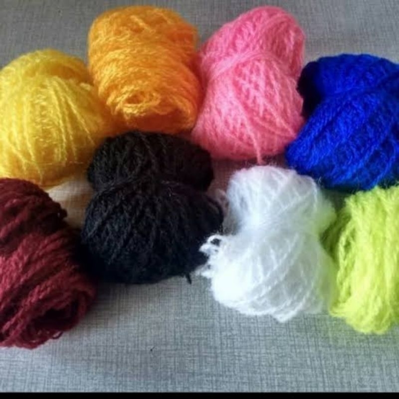 Benang wol kecil benang wol kruisteek per biji