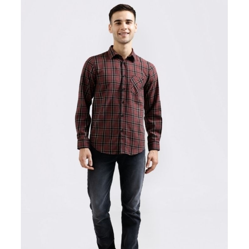 kemeja flannel pria 3second original 061022