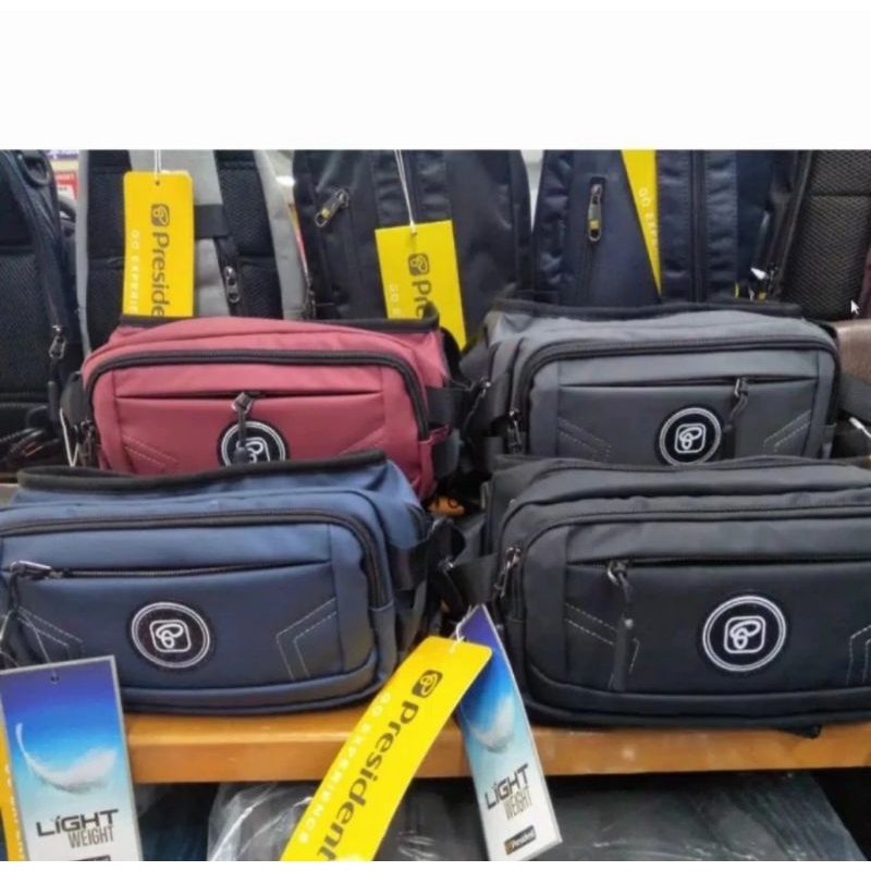 Tas pinggang president tas waistbag Original