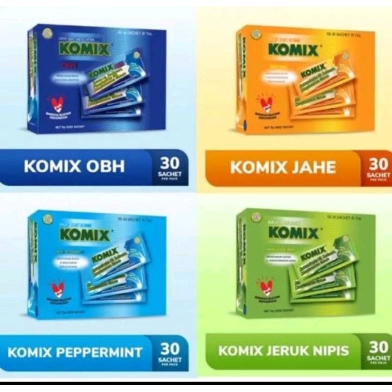 KOMIX SACHET (1 BOX ISI 30sachet)