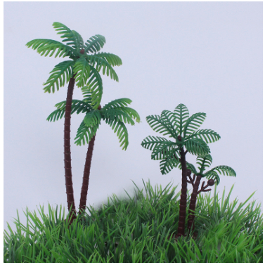 Topper Kue Pohon Kelapa / Mainan Pohon Kelapa