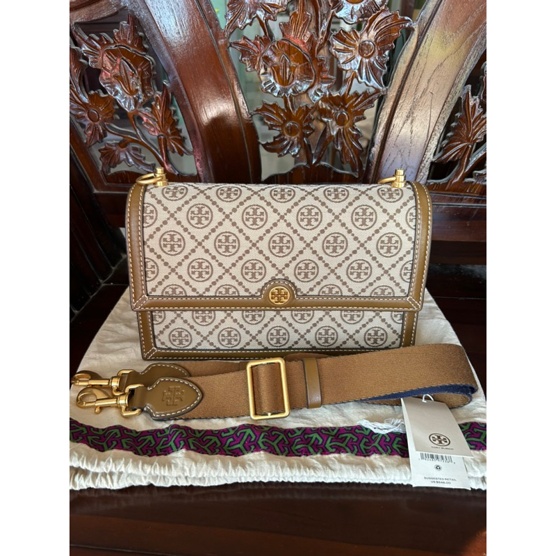TB Monogram Jacquard Shoulder bag (ORI)