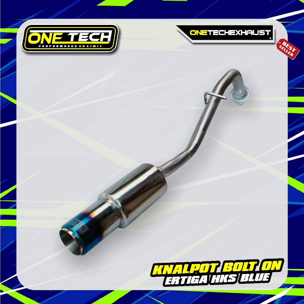 KNALPOT BOLT ON ERTIGA HKS BLUE