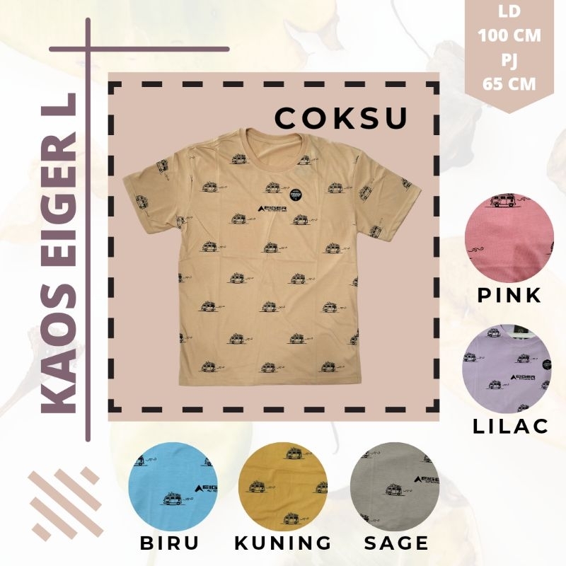 Kaos Cotton Lengan Pendek By Eiger
