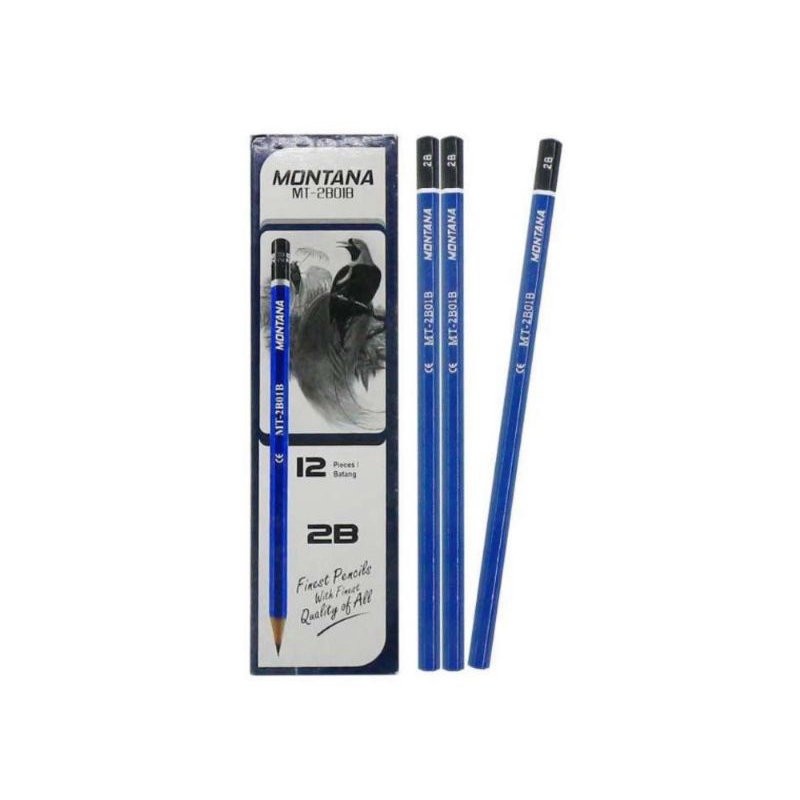 

PENSIL Raut 2B isi 12PCS