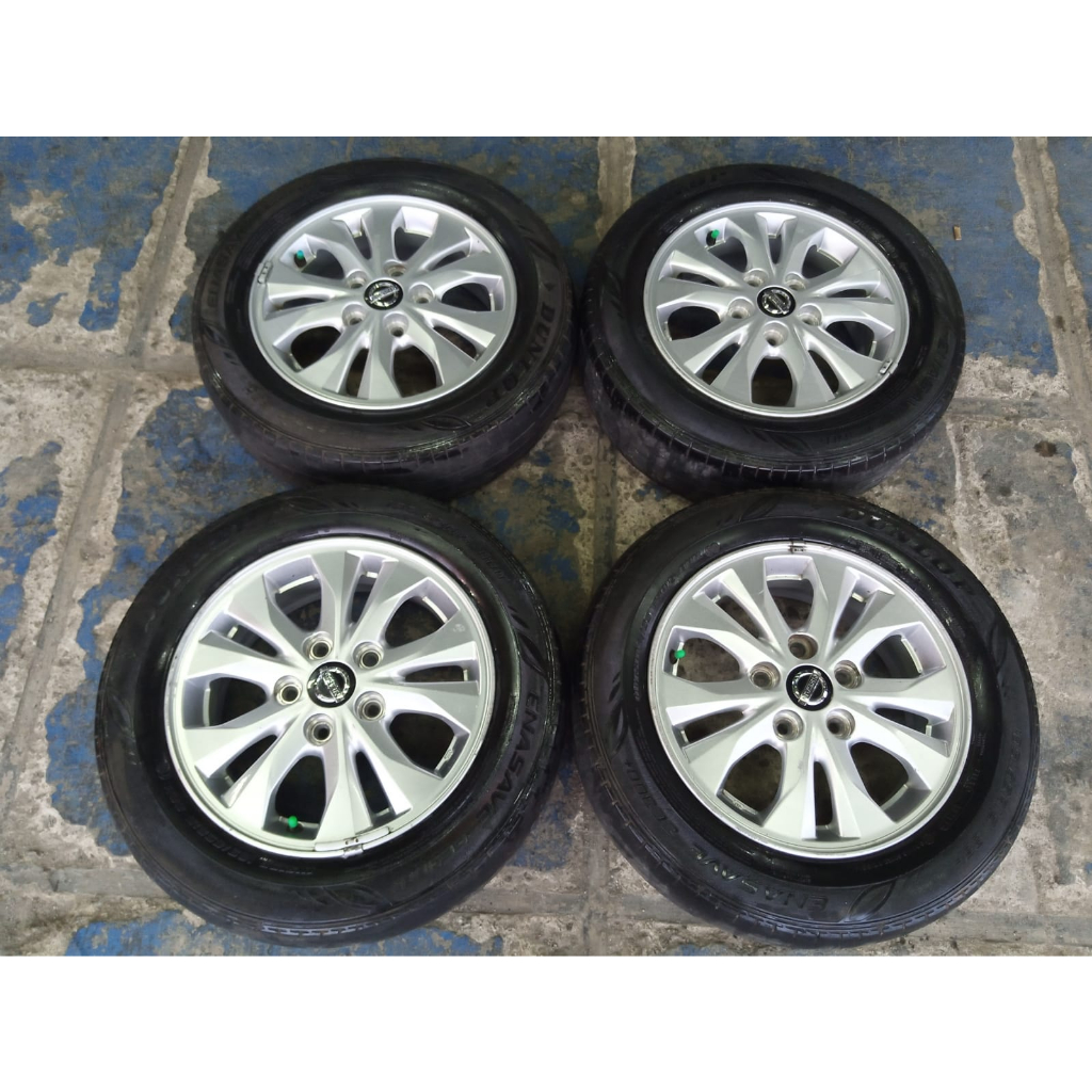 VELG BEKAS MOBIL STD LIVINA RING 15 PCD 5X114 + BAN DLP