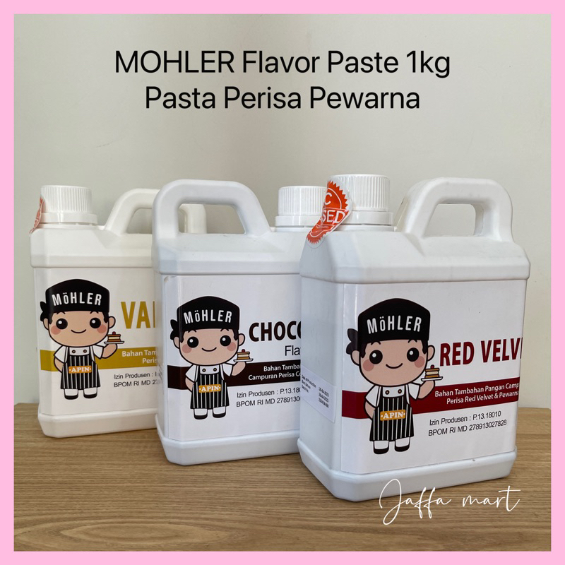 

✨️JAFFA MART✨️MOHLER Pasta Perisa Pewarna 1kg - ANEKA MACAM RASA