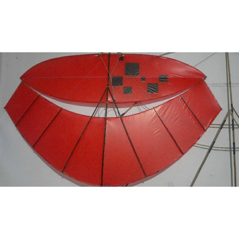 layangan gapangan fullset bambu petung