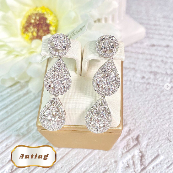 Elco Jewellery - Anting Berlian Eropa F Vvs | ABRE-01805SH Berkualitas dan Bergaransi