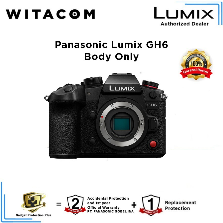 Panasonic LUMIX DC-GH6 Kamera Mirrorless 4/3 Live MOS Sensor 25.21MP