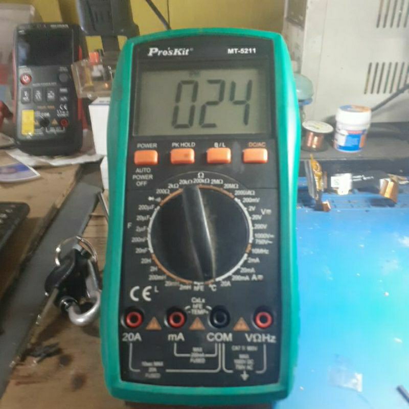 digital multitester proskit mt5211 second
