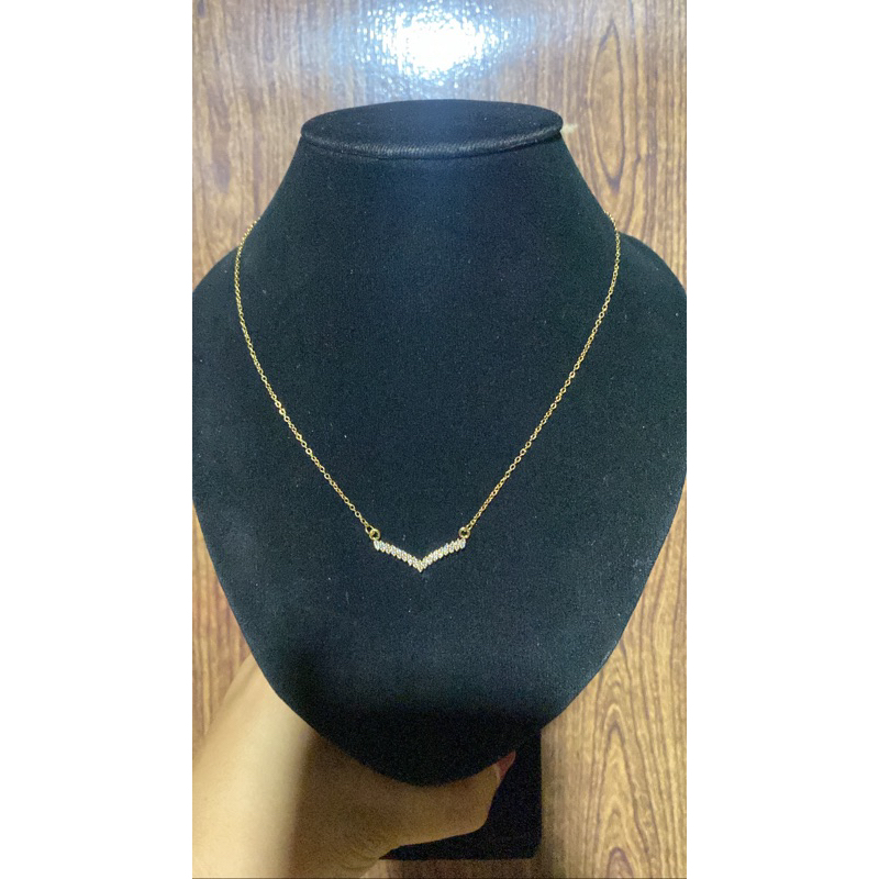 kalung fuji viral wanita murah titanium