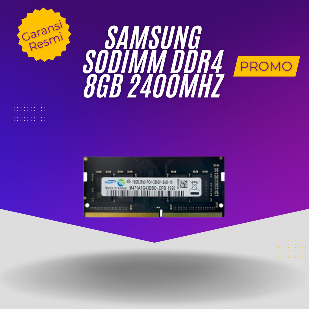 SAMSUNG SODIMM DDR4 8GB 2400MHZ