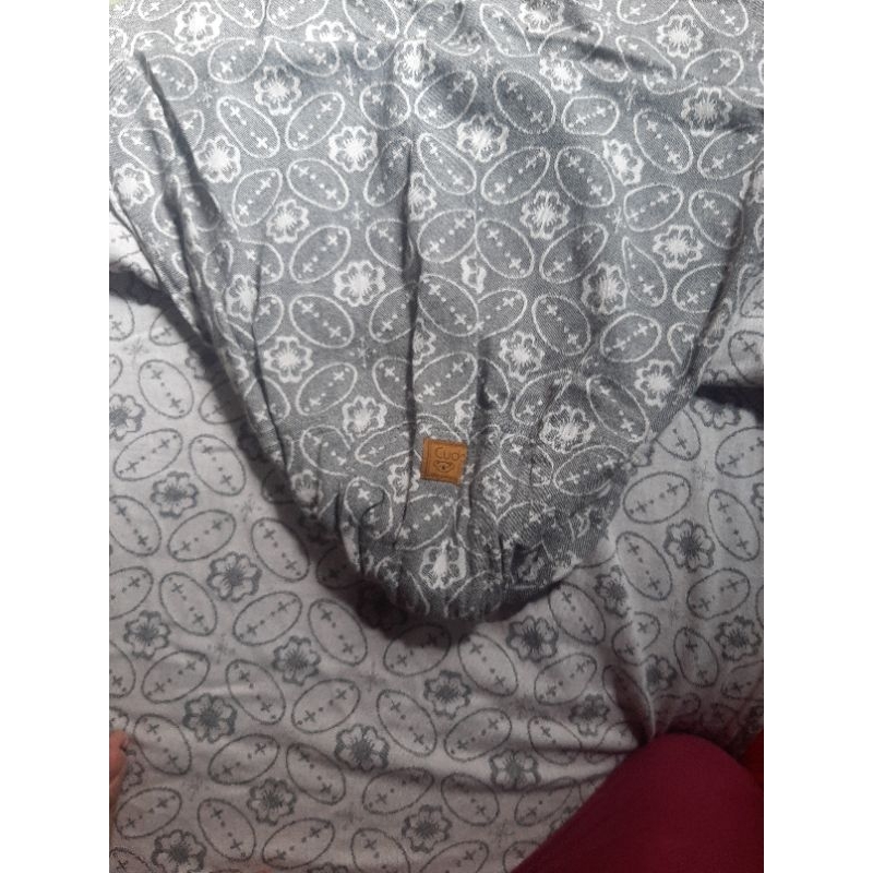gendongan bayi ringsling jacquard cuddle me preloved like new