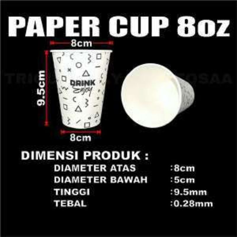 paper cup 8 oz