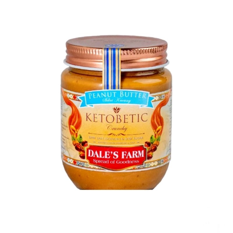 

Dale's Farm Ketobetic Crunchy Peanut Butter - Selai Kacang Selai Roti 500gr
