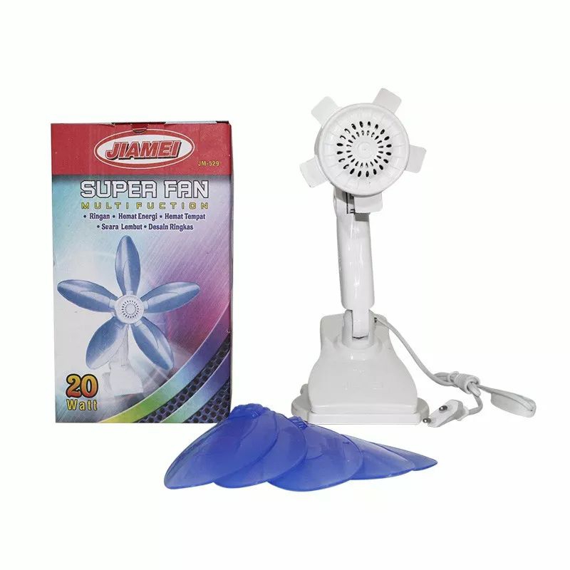 KIPAS ANGIN JEPIT MINI FAN JM-529 JIAMEI MINIFAN KIPAS TEMPEL DINDING MEJA BALING BALING