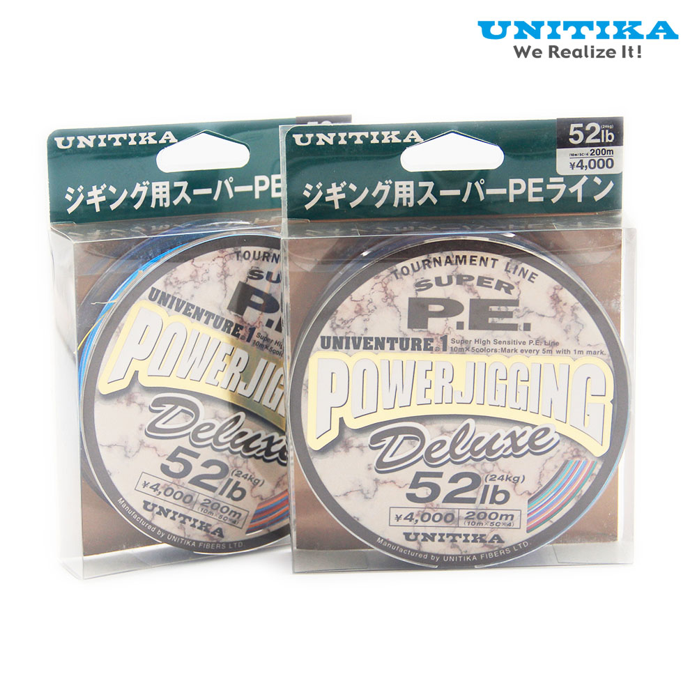 Unitika Super PE POWER JIGGING Deluxe 200&300M Senar Pancing Nylon