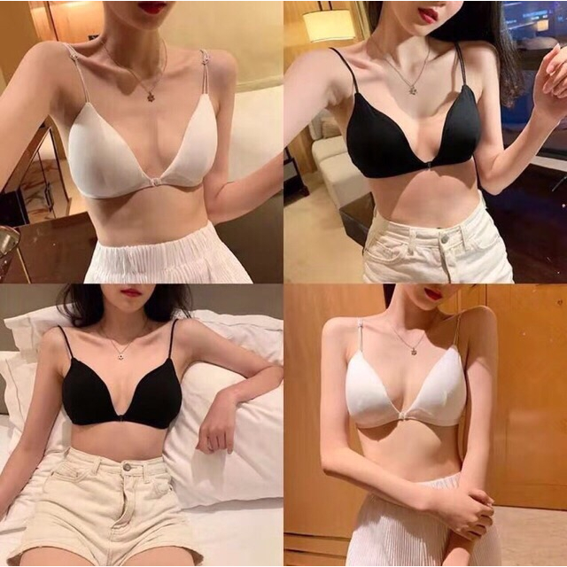 YOOMEI Bra Busa Tipis Sexy BH Wanita Kancing Depan Murah