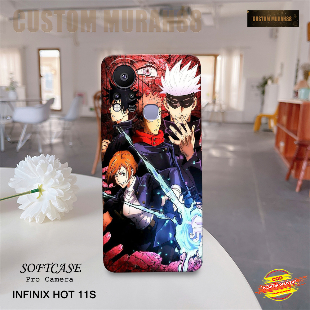 Case Infinix Hot 11S Terbaru - Fashion Case ANIME - Casing Hp Infinix Hot 11S - Softcase Pro Camera 