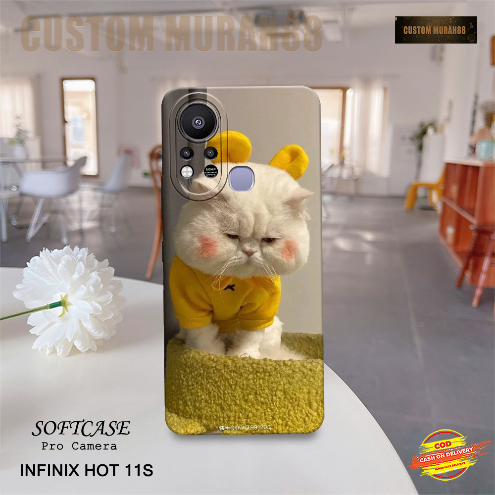 Case Infinix Hot 11S Terbaru - Fashion Case CATS - Casing Hp Infinix Hot 11S - Softcase Pro Camera Infinix Hot 11S - Mika Hp - Silikon Hp - Kondom Hp - Hardcase - Kesing HP Infinix Hot 11S - Aksesoris Handphone &amp;