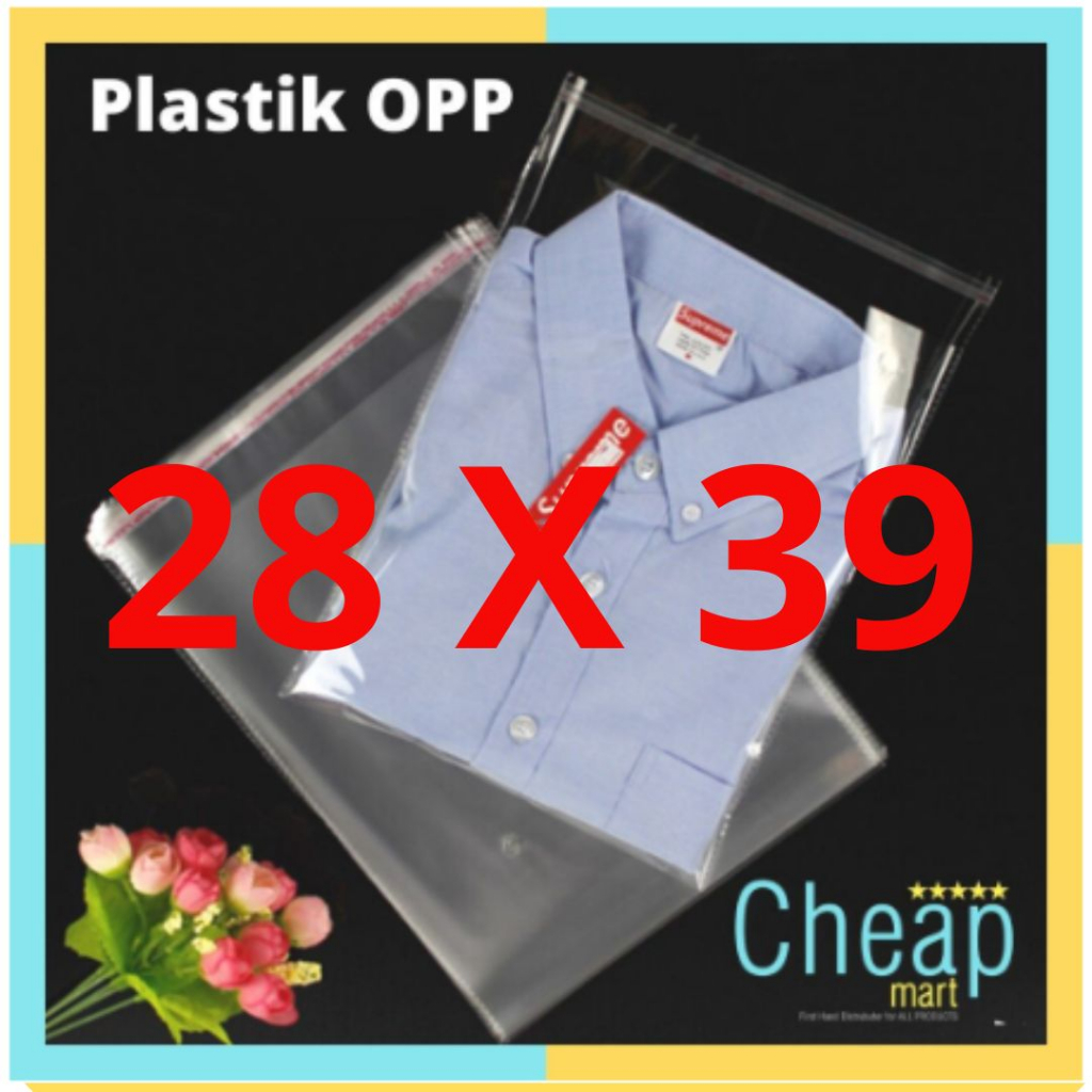 

OPP LEM PLASTIK KACA 28 X 39 DVD,Bakery,Undangan,Roti,Amplop,Angpao (Isi 100 Lembar)-CM