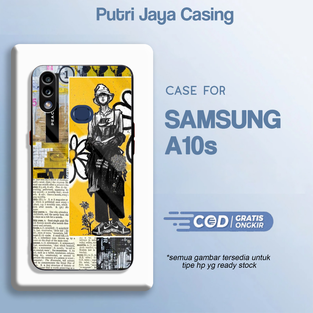 Case Hp Samsung A10s Casing Samsung A10s Motif AESTHETIC STIKER 5 Casing Terbaru Case Karakter Lucu 