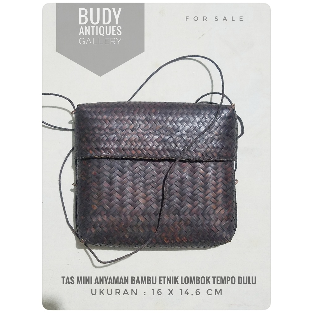 Tas Mini Anyaman Bambu Etnik Lombok Tempo Dulu