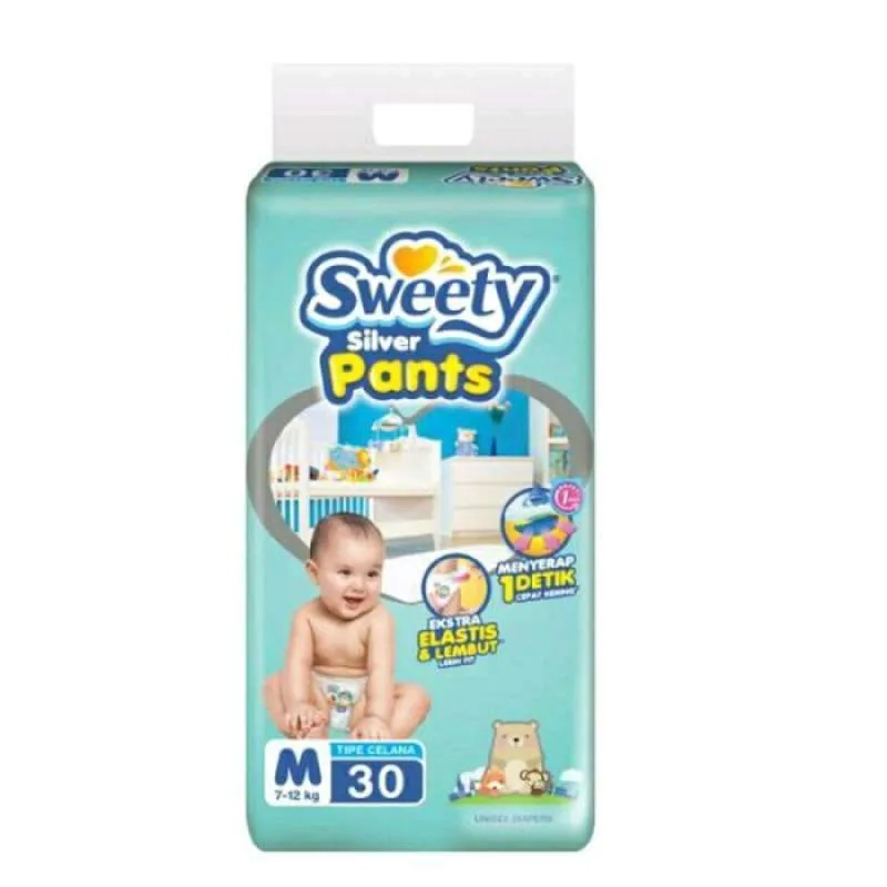 SWEETY PAMPERS SILVER PANT M30 /BAG