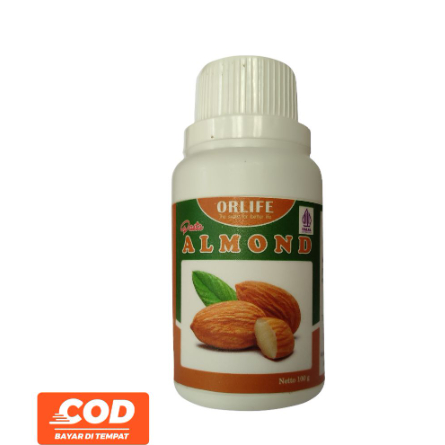 

Di⚡kon !! Perisa Pasta ORLIFE ALMOND 100 Gram