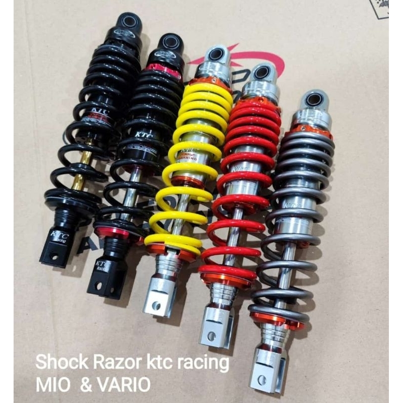 shockbreaker ktc racing razor non click non tabung 300mm 325mm beat mio Scoopy Genio Lexi X-Ride Sco