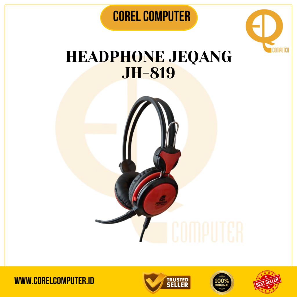 HEADPHONE JEQANG JH-819 / HEADSET GAMING / HEADPHONE GAMING / HEADPHONE GAMING JEQANG ORIGINAL