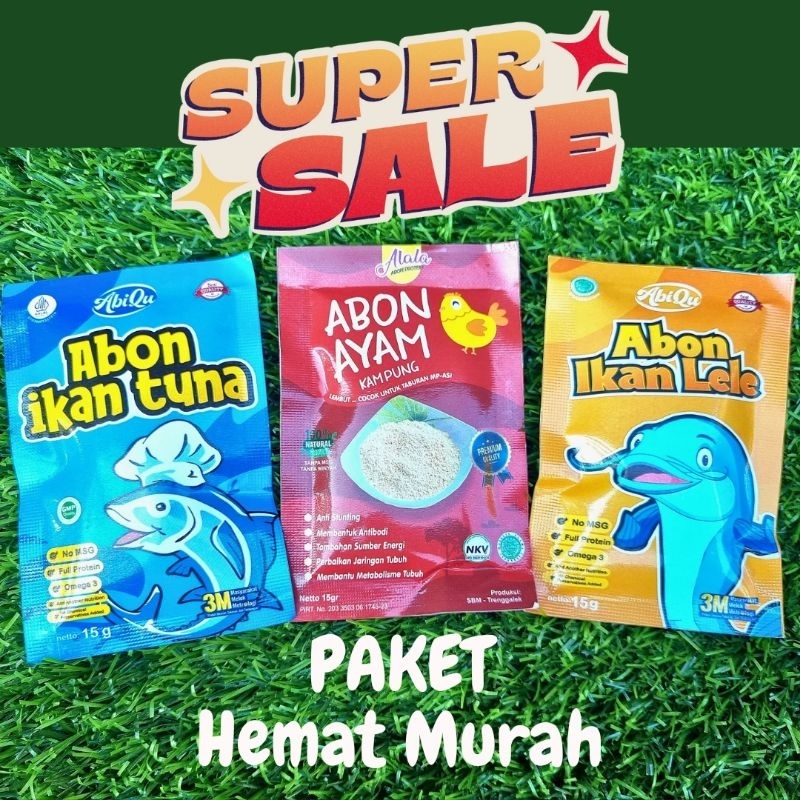 

PROMO KEMERDEKAAN ABON MPASI ABON TUNA ABON AYAM ABON LELE KULIT