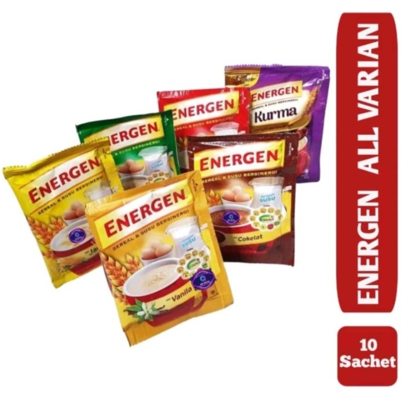 

energen saschet isi 10