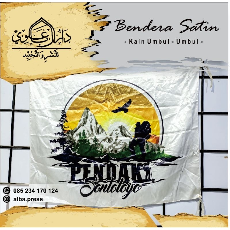 Bendera satin dan umbul2