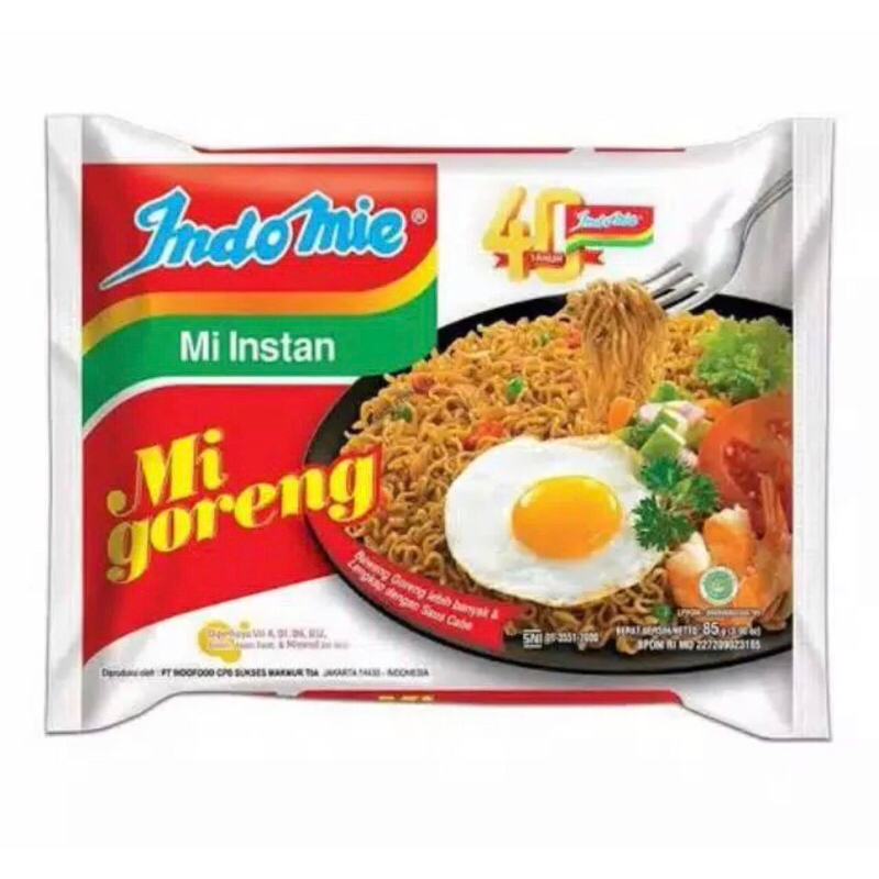 

INDOMIE GORENG 5PCS 90gr x 5