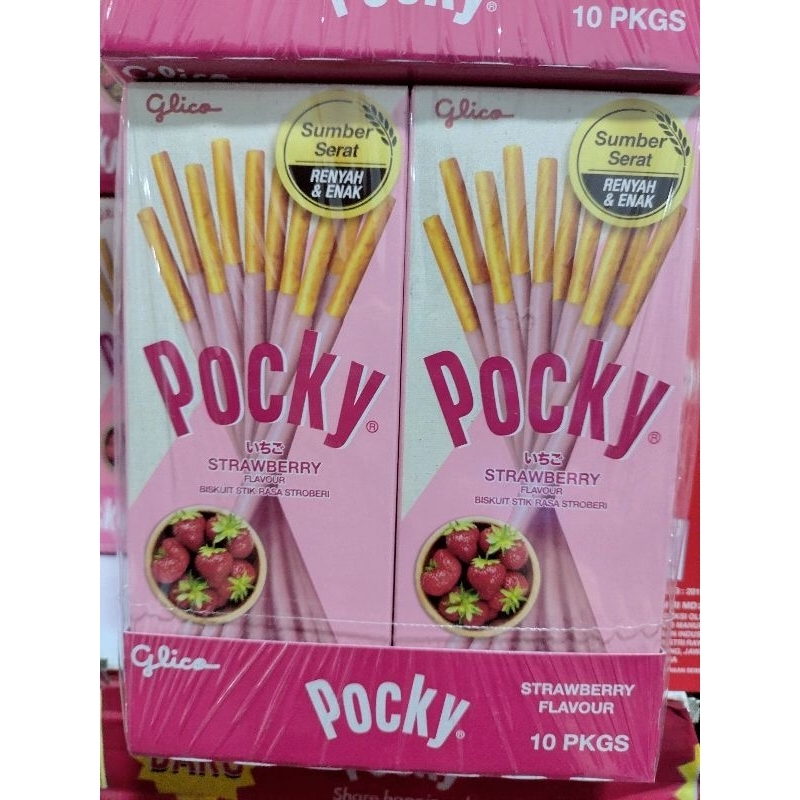 

Pocky coklat dan strawbery 22gr