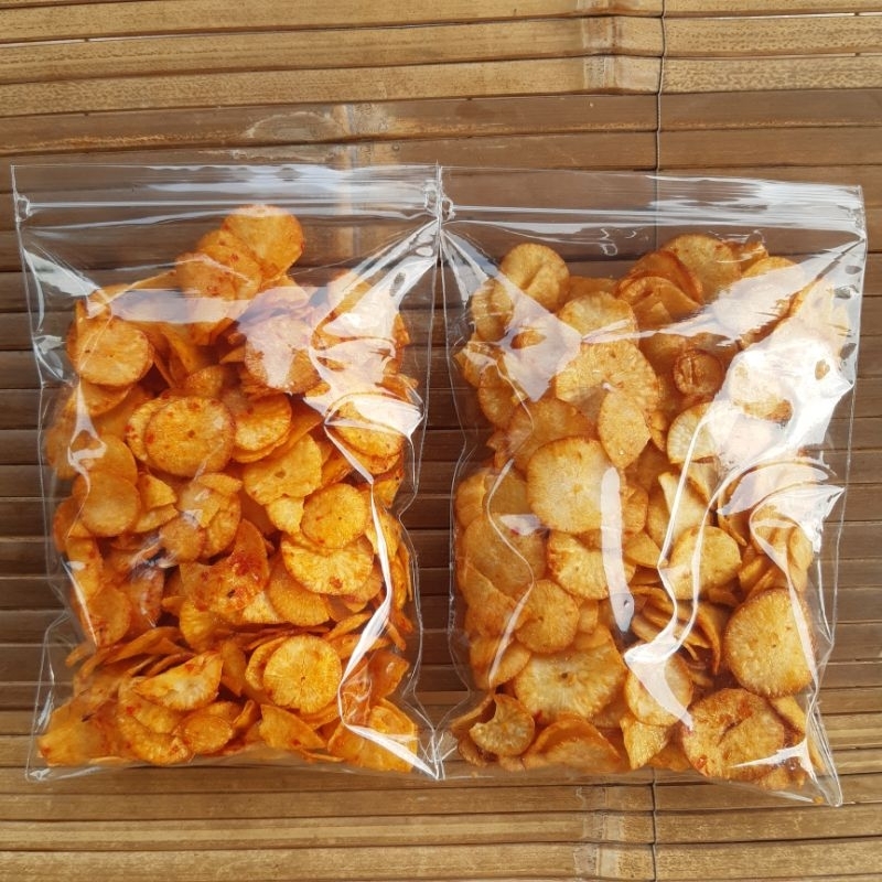 

Paket Bundling Keripik Singkong Bumbu Rujak dan Bumbu Balado 250 gram