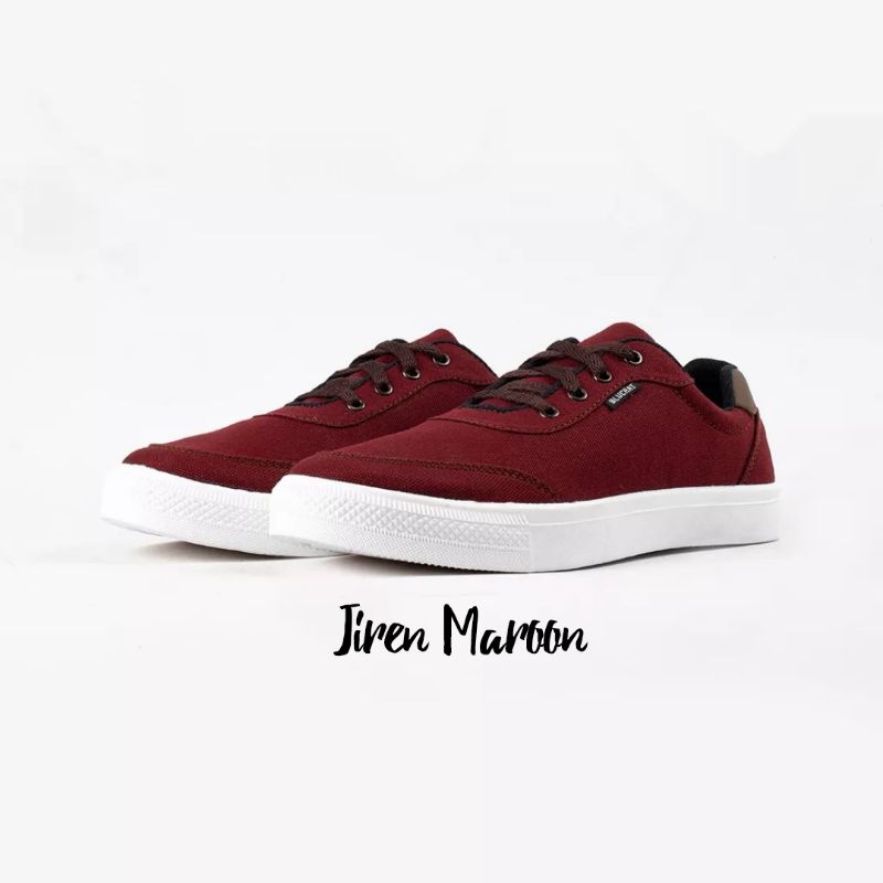 Sepatu Casual Blucrat JIREN Maroon