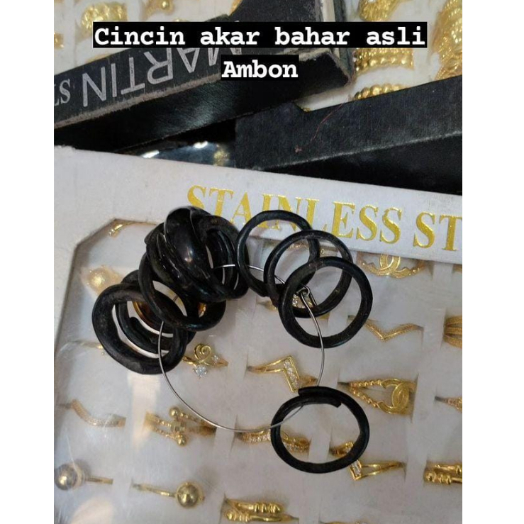 Cincin akar bahar asli ambon maluku