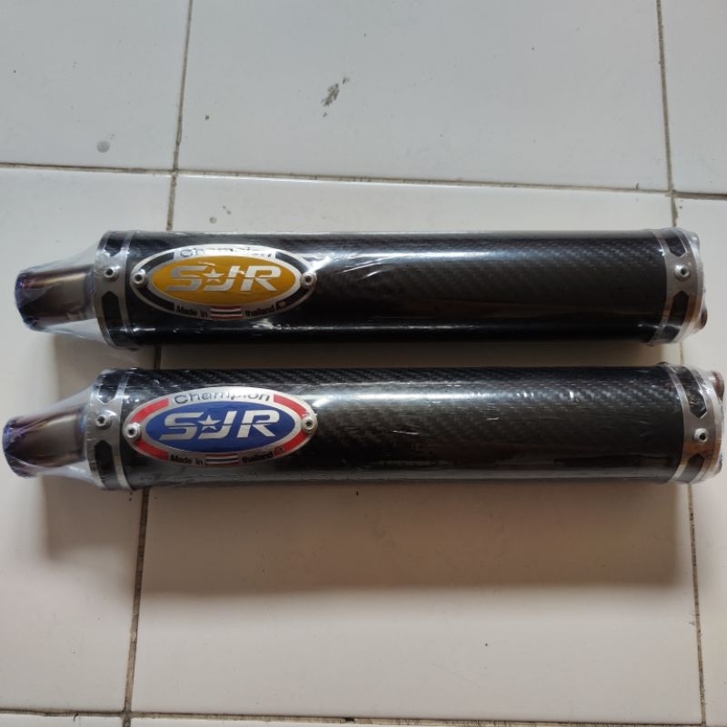 Silincer knalpot SJR carbon titanium ninja R/RR/SS original SJR thailand