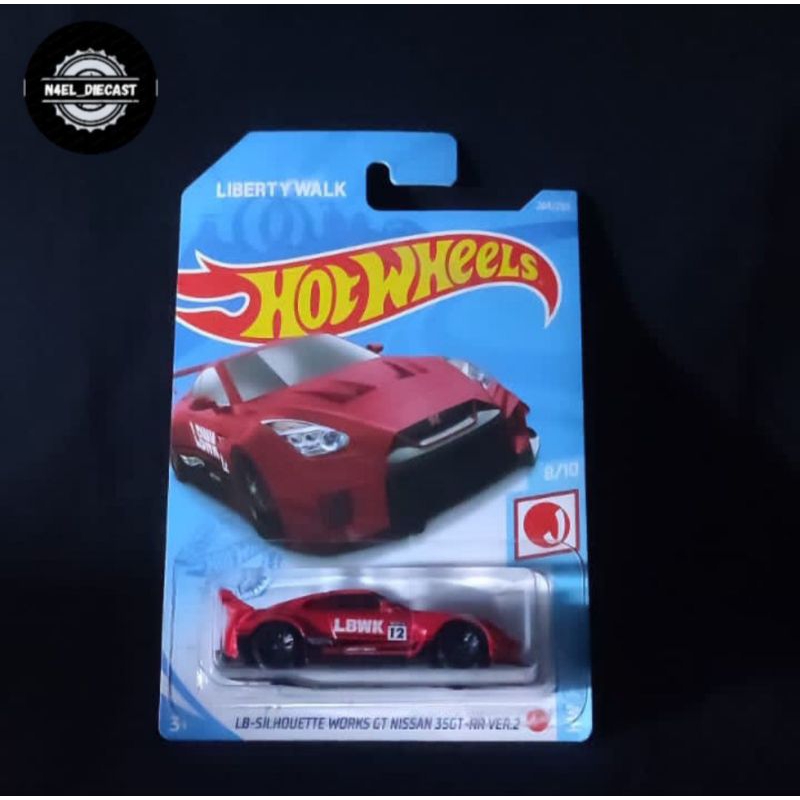 Hotwheels LBWK R35 Merah