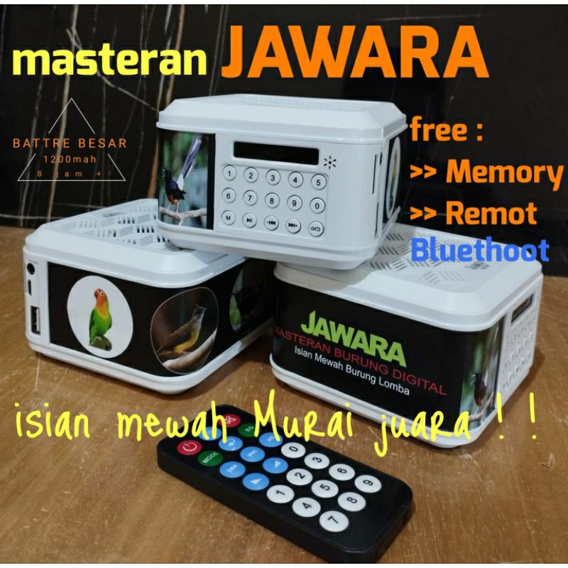 Masteran Burung MP3 JAWARA digital burung juara
